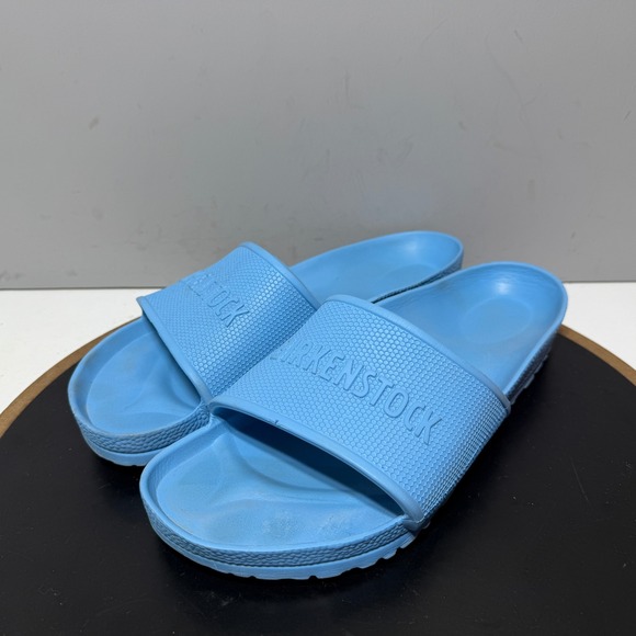 Birkenstock Barbados EVA Slide Sandals Men 9 Women 11 Regular Blue Costal Beach main image 7